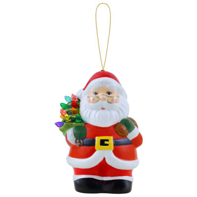 Figurine nostalgique en céramique - Père Noël