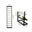 Wall Mounted Wine Bottle Rack Black