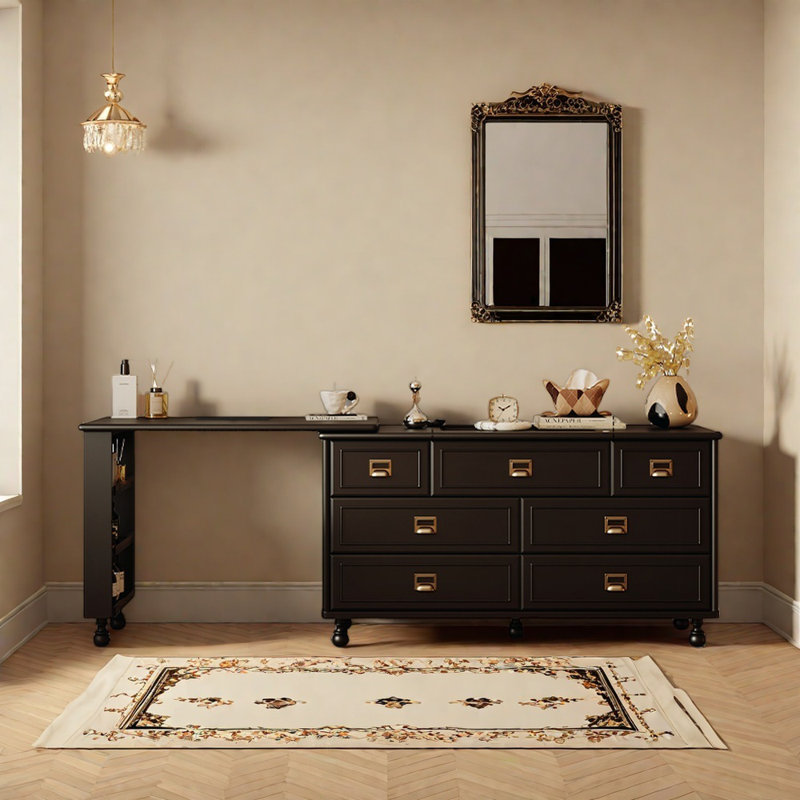 Simple Black Dresser