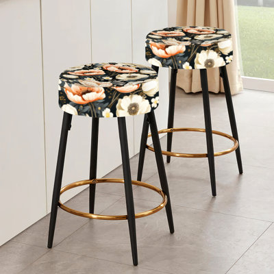 Ensemble de 2 tabourets de bar Vintage Classic