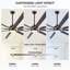 Ventilateur de plafond industriel standard à 8 pales avec télécommande et contrôle intelligent-1233683124
