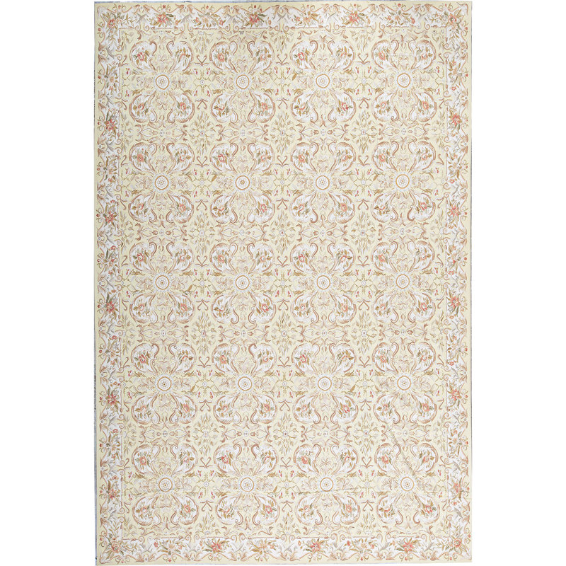 Wool Floral Area Rug