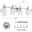 Mid Century  Vanity Light E26 Socket Glass Bathroom Vanity Light Fixtures Modern Vanity Lights for Bathroom Mirror Hallway-1433023966-1433023964