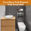 2 Wall Mounted Required Towel Rack