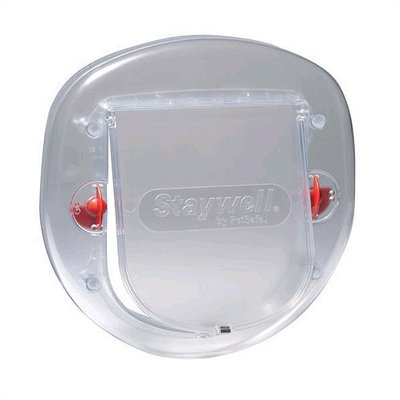 Slim Four-Way Clear Cat Flap