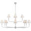 Thomas O'Brien Piaf Grande Two-Tier Chandelier-70572154
