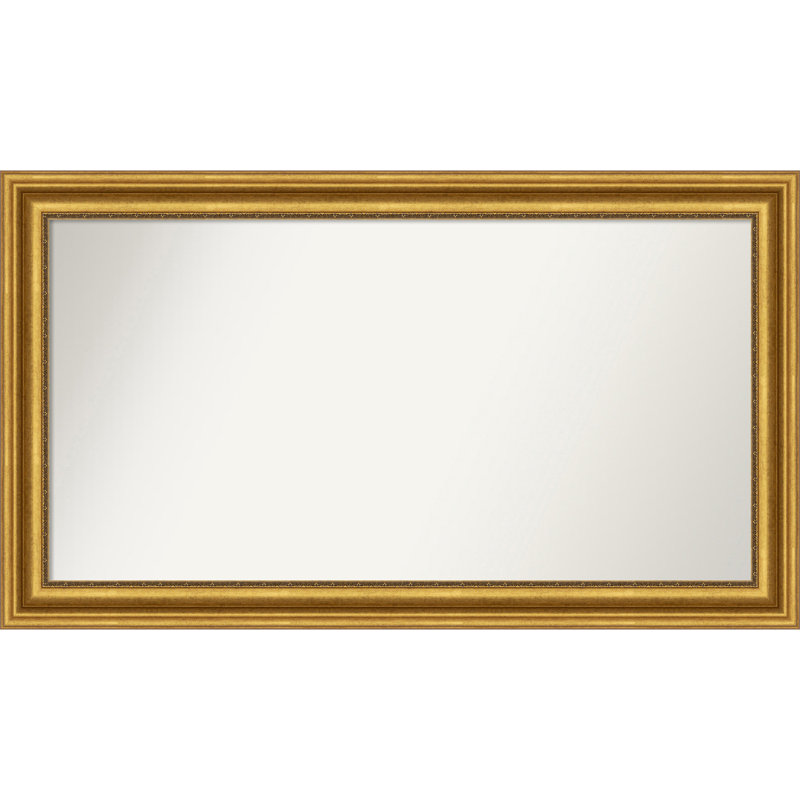 Miroir de salle de bain Jashawna, 29,75 po x 51,75 po, Doré