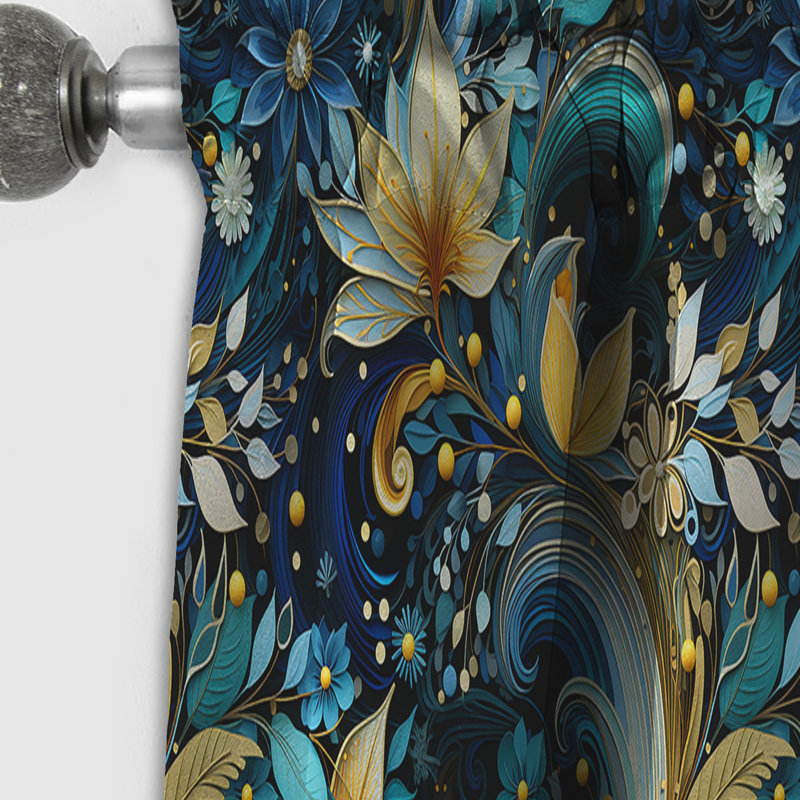 Motif cachemire Zen Tranquility, L 52 po x L 108 po