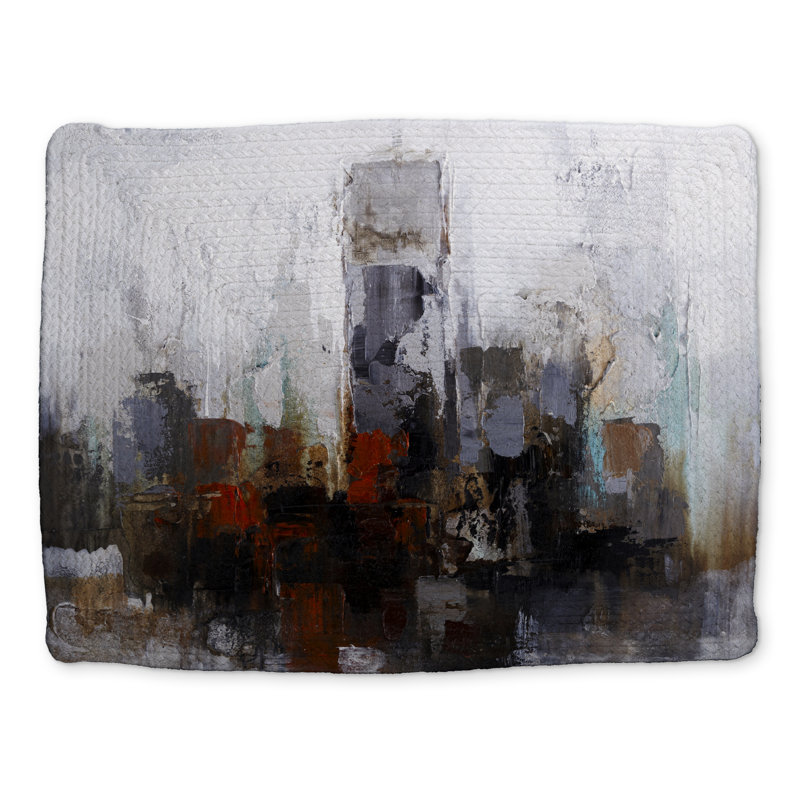 Brown Abstract Braided Placemat | Obscure Buildings Home Decor