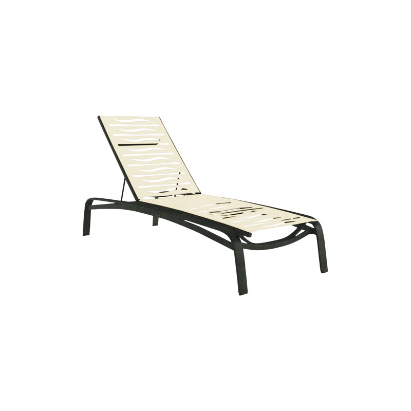 Laguna Beach EZ Span™ Outdoor Rust-Resistant Metal Chaise Lounge, Moab, Shell