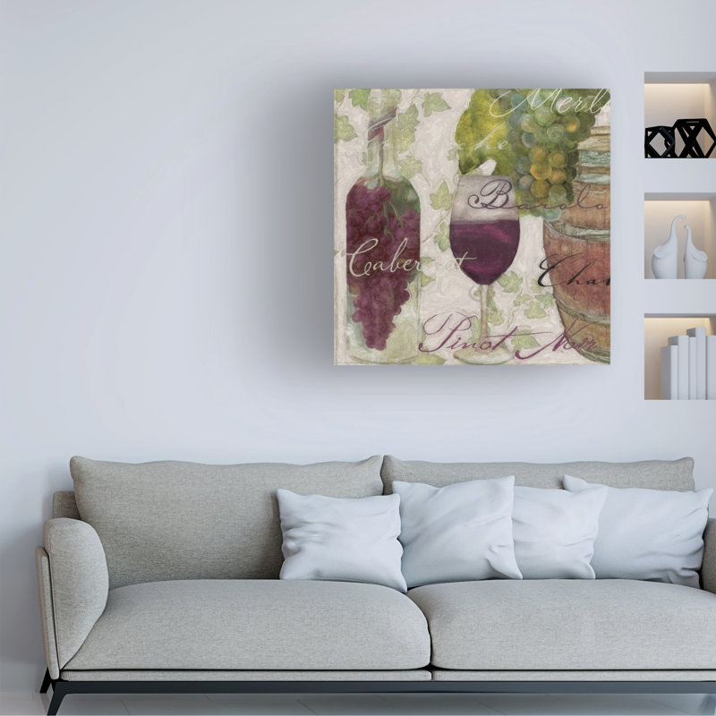 Art sur toile «Bachelor Sasha Wine Cellar I», H 14 po x l 14 po