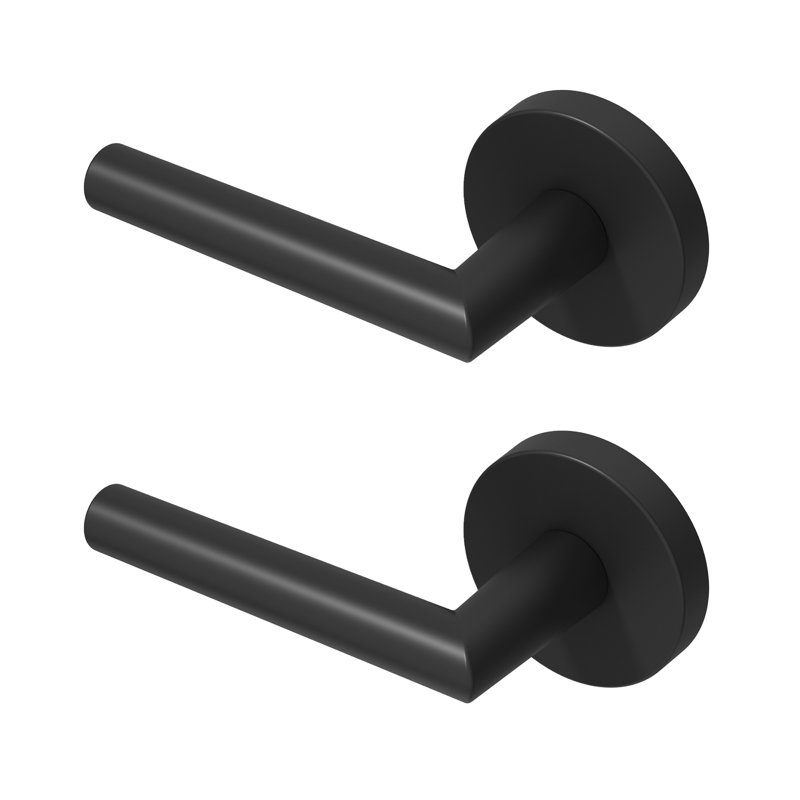 Stark Single Dummy Door Lever Modern Concealed Design Non-Turning for (Closet, Pantry or Hallway) – Sleek Minimalist Style in Matte Black