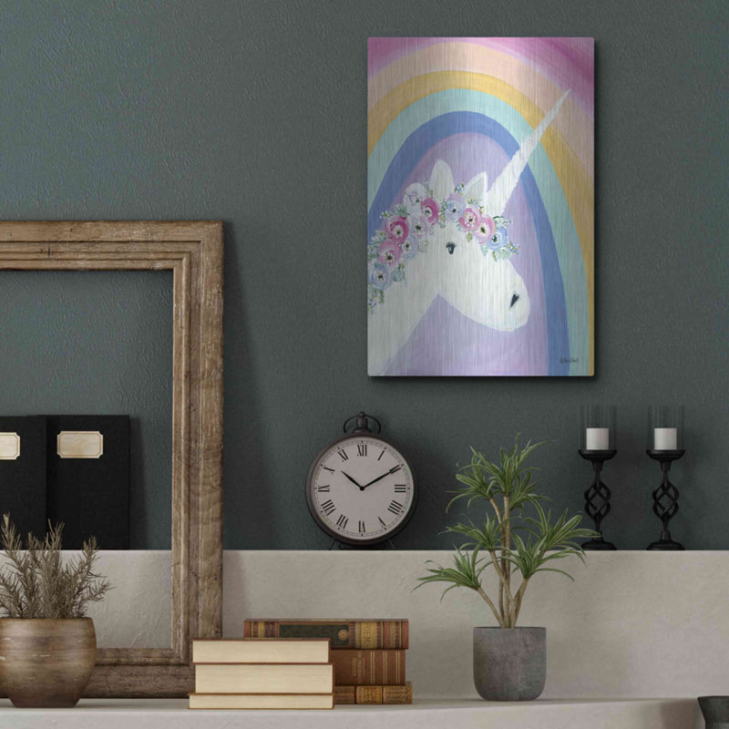 " Floral Unicorn I " by Roey Ebert