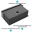 Évier de cuisine 30 noir 30 po x 21 po x 10 po en acier inoxydable-121405071