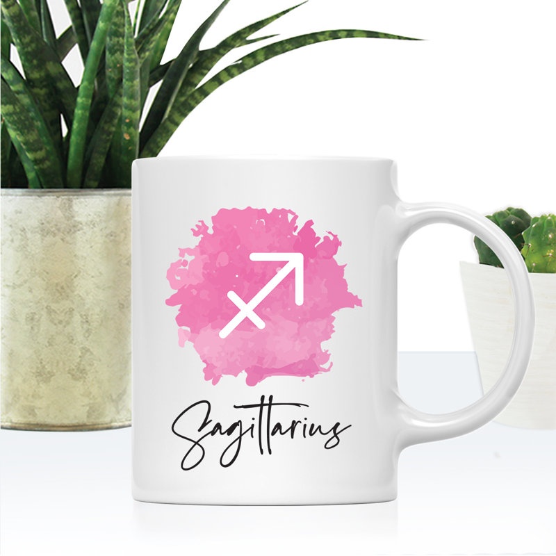 Tasse à café à symbole de signe Libra, Sagittaire