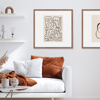 Linnson Wood Picture Frame with Mat