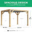Meridian 10 Ft. W x 12 Ft. D Aluminum Hardtop Gazebo