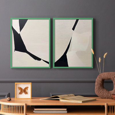 Série ABSTRACT DCxxix - reproduction encadrée de qualité supérieure - prête à être accrochée - aucun clou requis - aucun clou requis