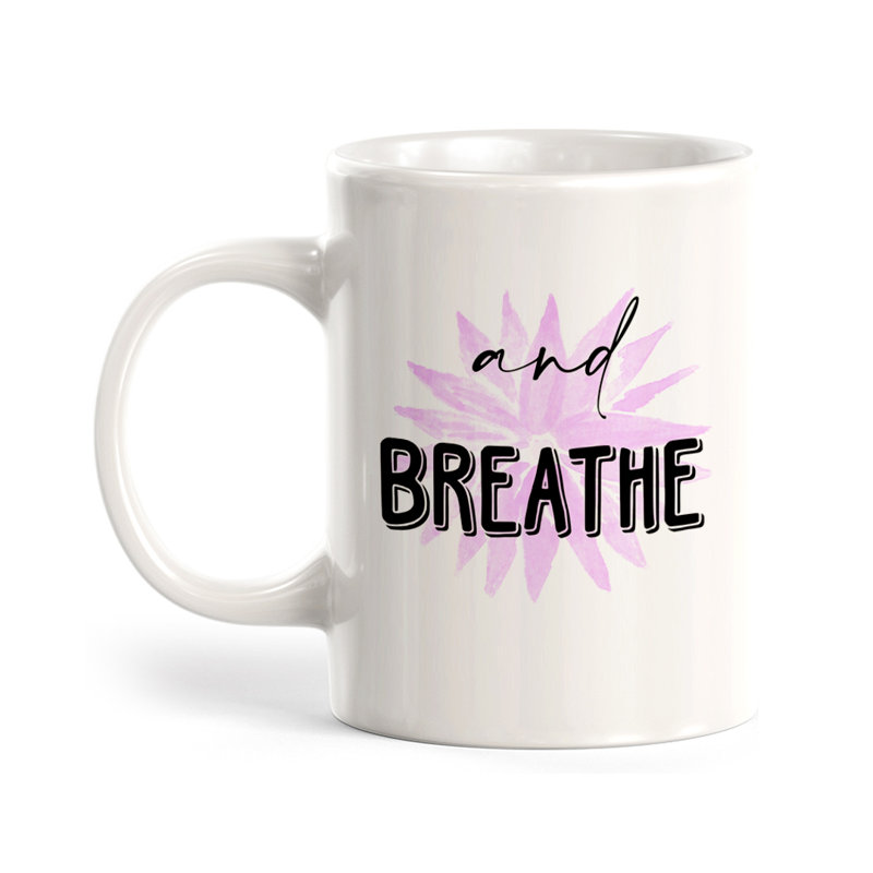 Tasse à café And Breathe, Ensemble de verres à lait, Plastique polypropylène