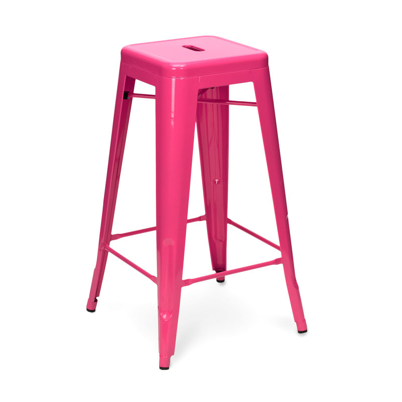 Tabouret Cheryllynne, Tabouret de comptoir (siège d'une hauteur de 26 p, Rose