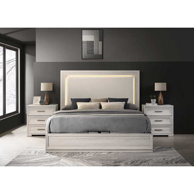 Ensemble de chambre à coucher pour grand lit 3 pièces 2041 Highland