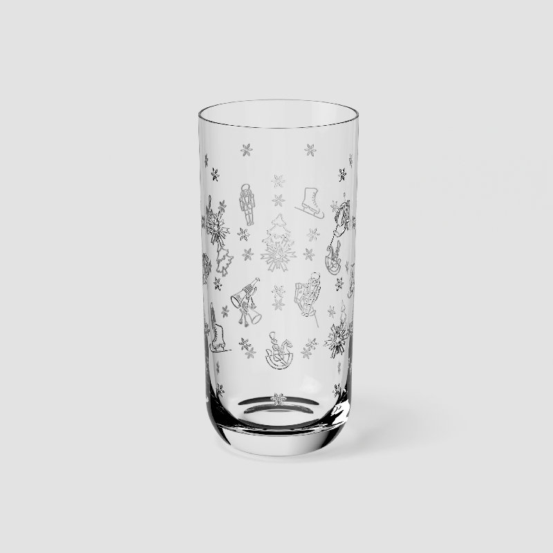 Villeroy & Boch – Toy's Delight Christmas 2-Piece Highball Glass Tumbler Set