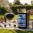 Akoah Outdoor Modular 2.2 Cubic Feet Mini Fridge, Freestanding with Wheels & LED