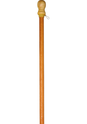 Poteau de drapeau de jardin en bois