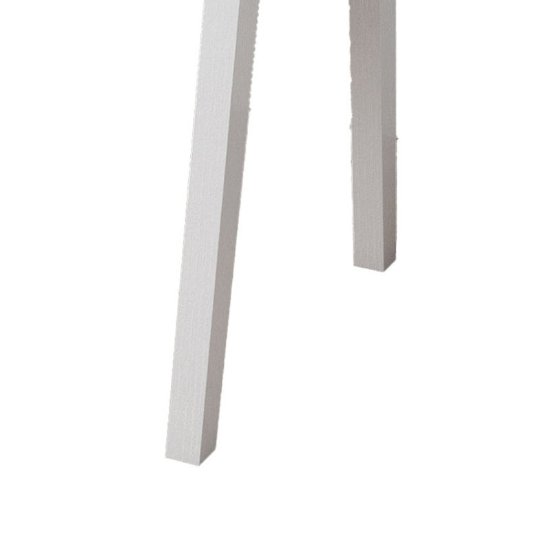 Bureau d'écriture, plateau de table enveloppant, 50 po, finition blanche moderne