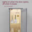 Grande armoire de salle de bain avec lumières-830304873