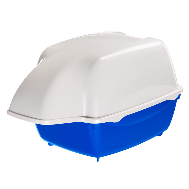 Enceinte de litière en plastique Cosmic, Bleu
