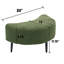 Fauteuil rembourré simple avec repose-pieds mobile-2106957799