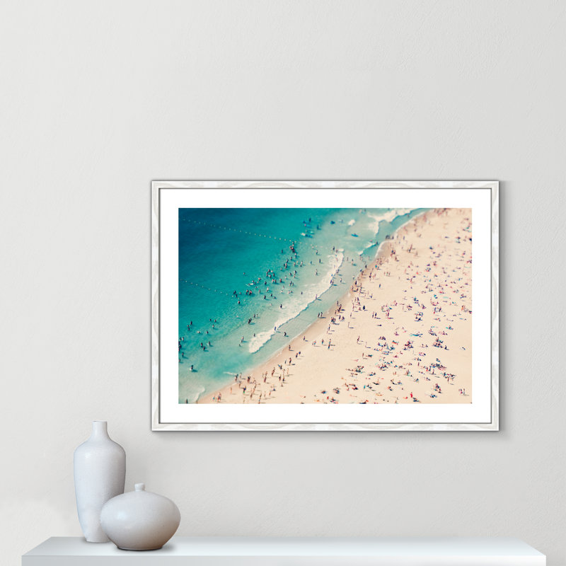 Shamir Summer Fun I - Photograph Print, White Wood Framed Paper, 25.5" H x 35.5" W x 0.75" D