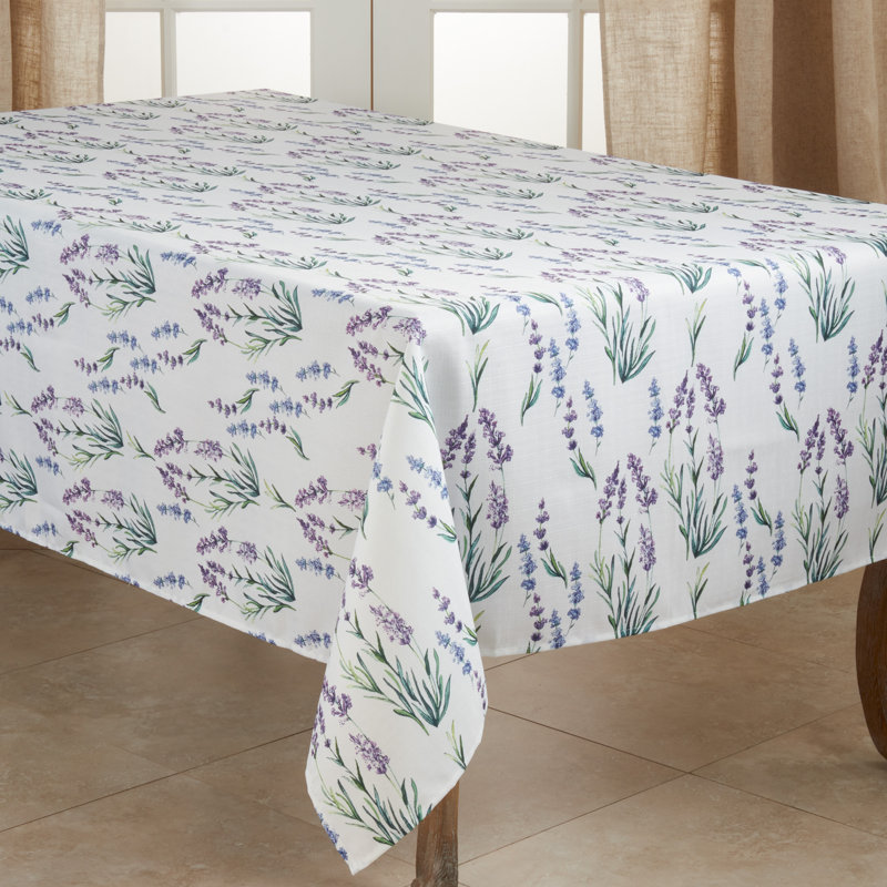 Bret Floral Tablecloth, 140" x 65"