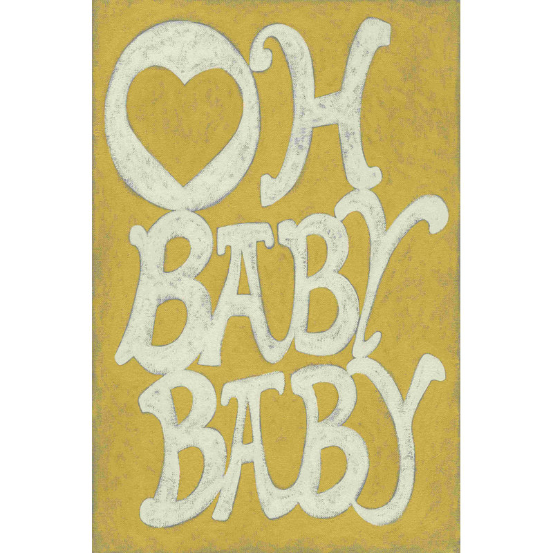 Oh bébé, bébé, H 18 po x l 12 po x P 1,25 po