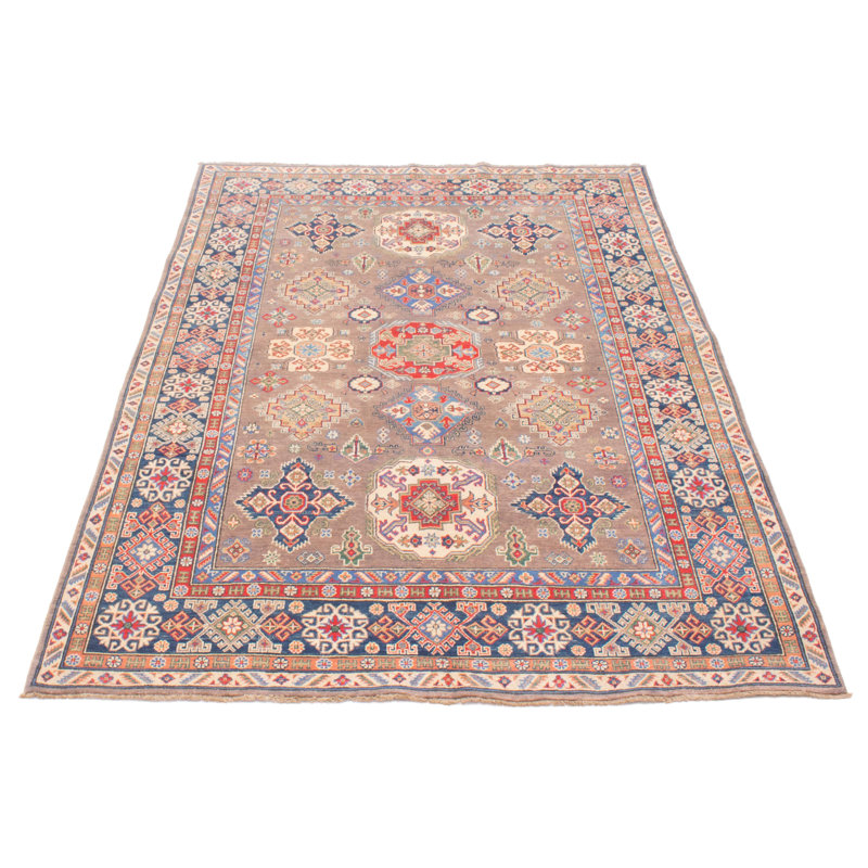 Tapis unique en laine noué à la main 6 pi 6 po x 9 pi 11 po nouvel âge Dayne