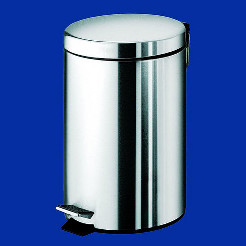 Poubelle à pédale 1,47 gallons Argenta, Acier inoxydable