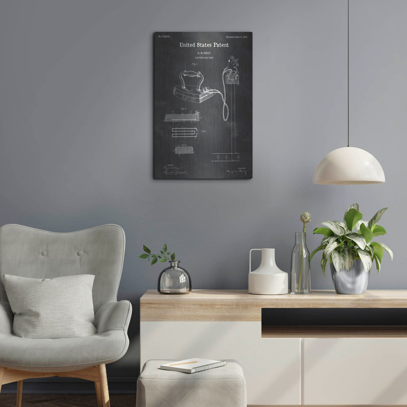 Art mural en métal Luxe Electric Art, H 24 po x l 16 po