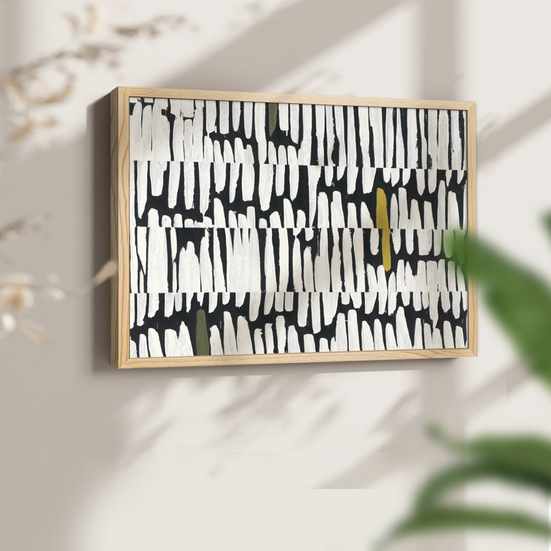 Nuit et jour V1 - Reproduction encadrée - Restickable, H 8 po x l 10 po, Naturel