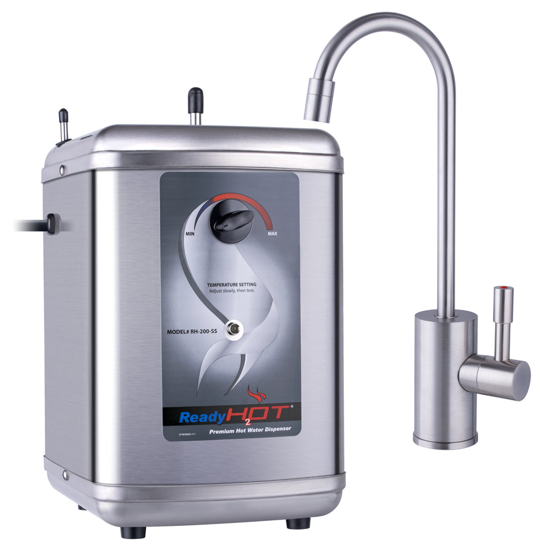 RH200 Instant Hot Water Dispenser System, Single-Handle Faucet with Under Sink Tank Ready Hot 