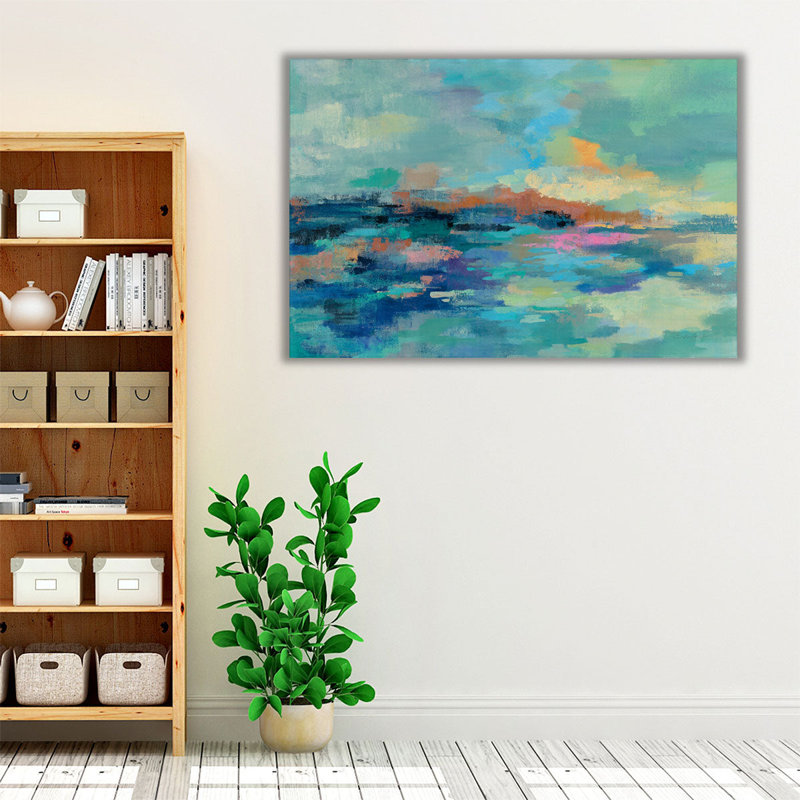 Summer Seaside - Canvas Print Wall Art, 24" H x 36" W