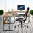 Doireann L-Shaped Metal Base Drafting Table-80712226