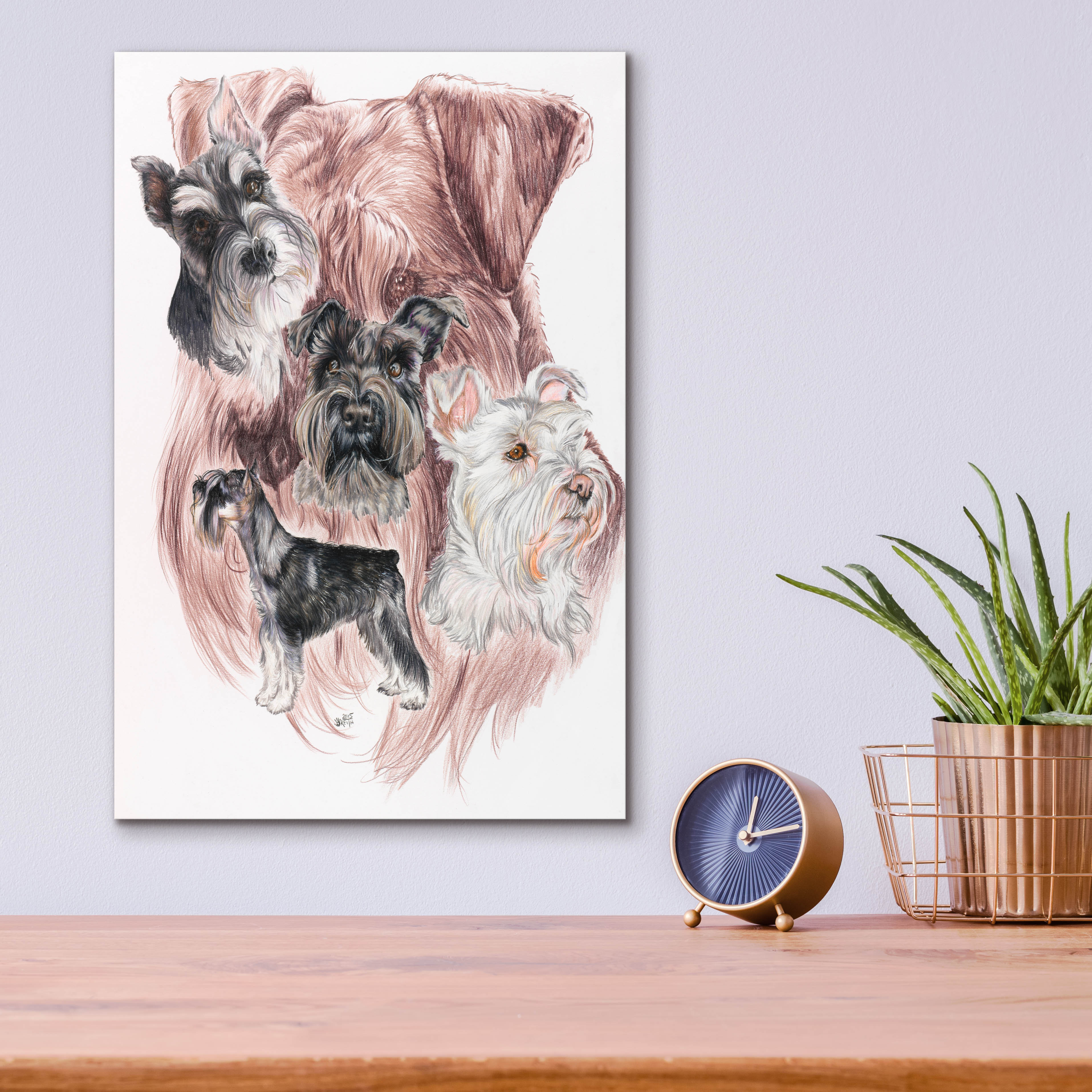 Schnauzer 2024 art prints