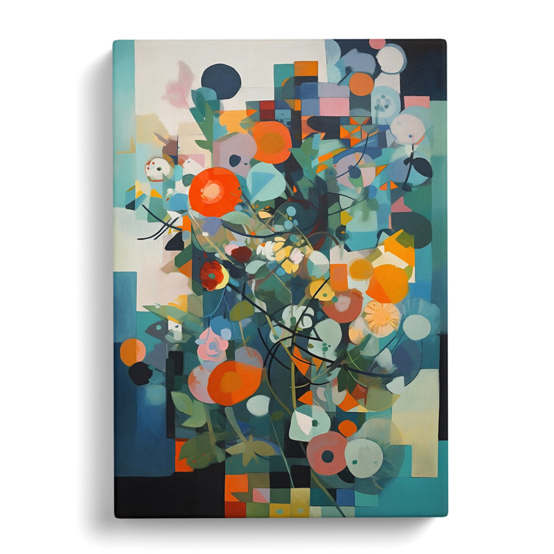 Montour Flowers Bauhaus Vol.2 - Wrapped Canvas, 50cm H x 35cm W x 3cm D