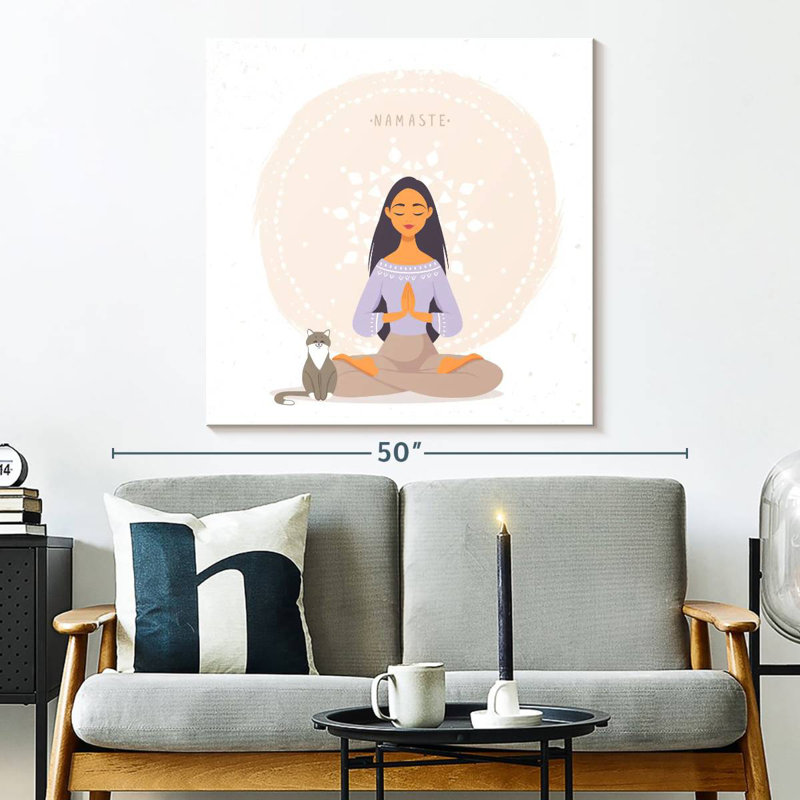 Kerrick Home Yoga, 33" H x 33" W