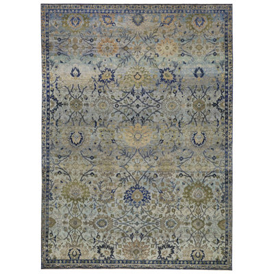 Silk Treasures One-of-a-Kind Rectangle 7'8" X 11'1" New Age Wool Area Rug