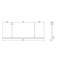Luminaire suspendu rectangulaire à 1 lumière pour îlot de cuisine Stiletto-44563607-44563608