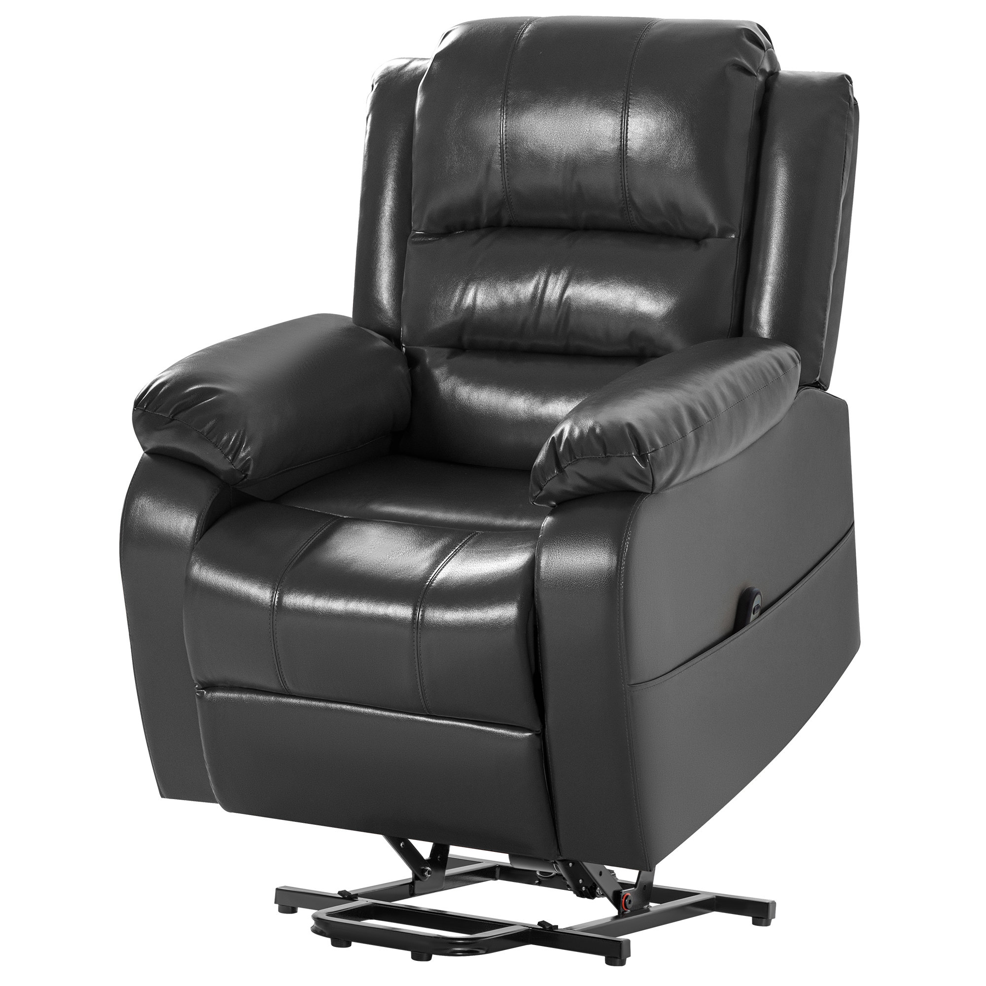 Latitude Run® Onterrio Faux Leather Lift Assist Recliner & Reviews Wayfair