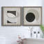 Moderniste Neutre III, ensemble de 2 reproductions d'art sur toile encadrées-1143163483-1143163486