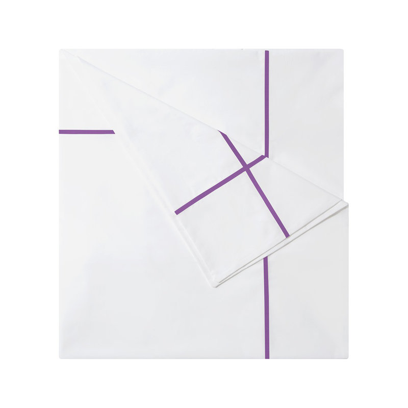 Athena Flat Sheet, Queen Flat Sheet, Blue